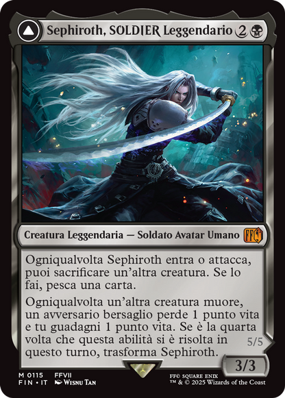 Sephiroth, Fabled SOLDIER-M0115