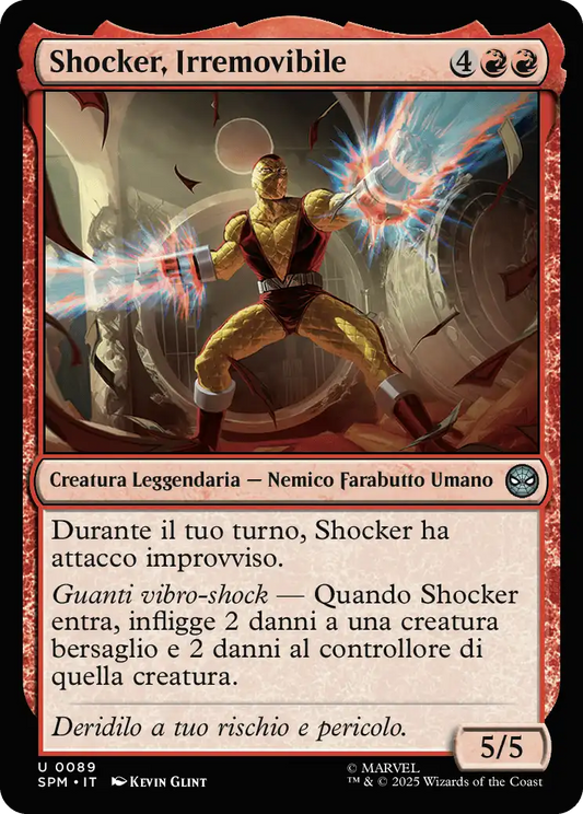 Shocker, Irremovibile 0089 U FOIL