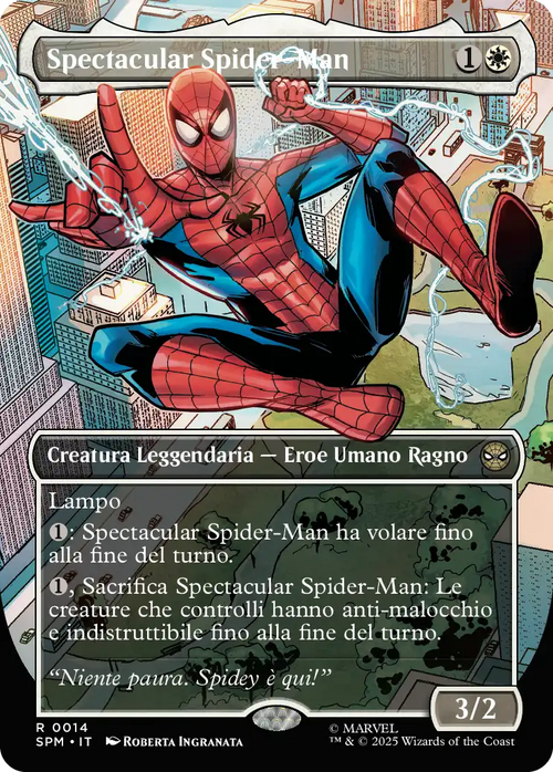 Spectacular Spider-Man 0014 R FOIL
