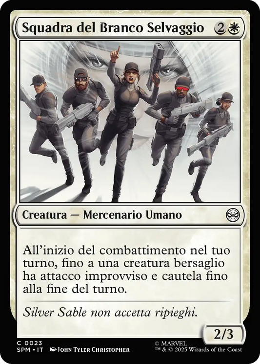 Squadra del Branco Selvaggio 0023 C FOIL