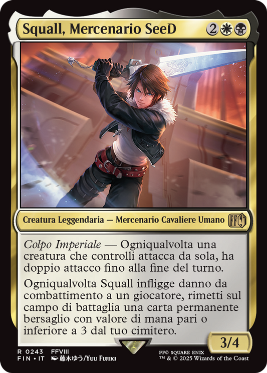 Squall, Mercenario SeeD-R0243-FOIL