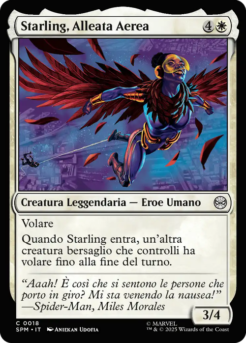Starling, Alleata Aerea 0018 C