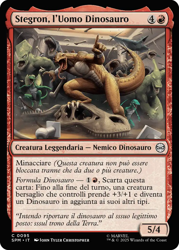 Stegron, l'Uomo Dinosauro 0095 C