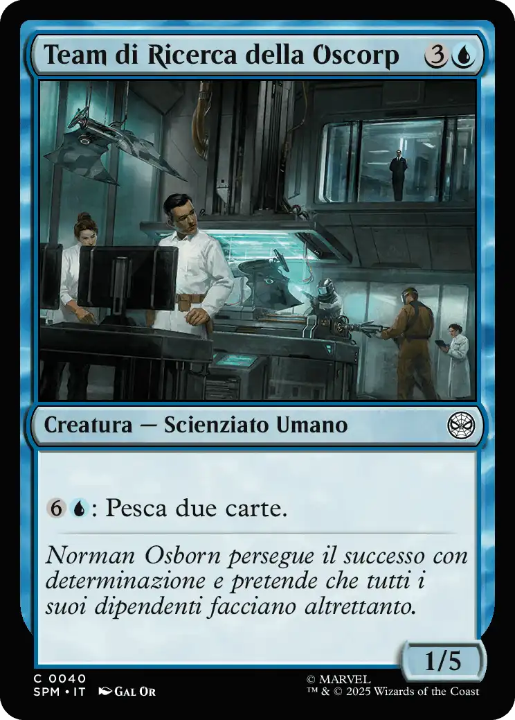 Team di Ricerca della Oscorp 0040 C
