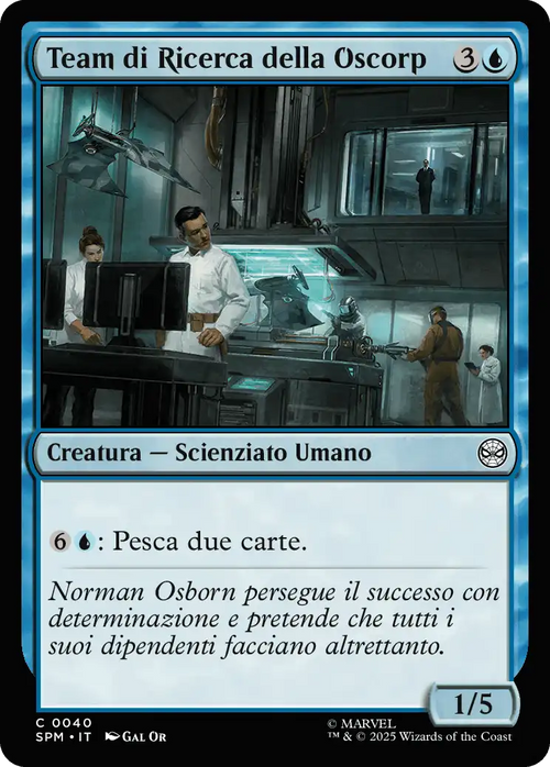 Team di Ricerca della Oscorp 0040 C