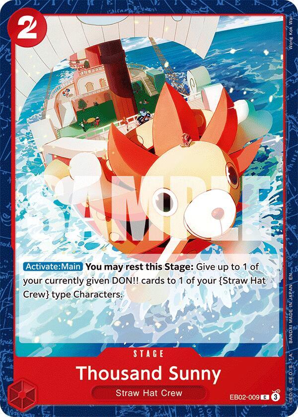 Thousand Sunny - Extra Booster Anime 25th Collection (EB-02) 009-C