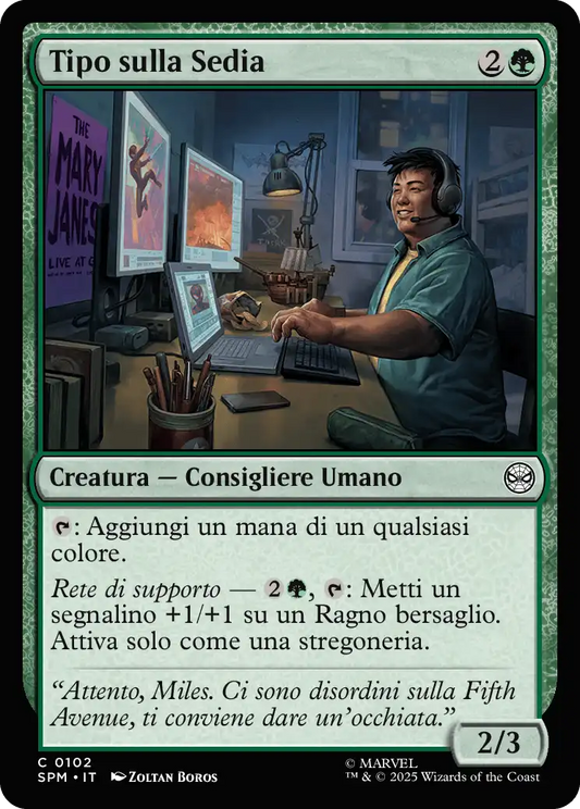 Tipo sulla Sedia 0102 C FOIL