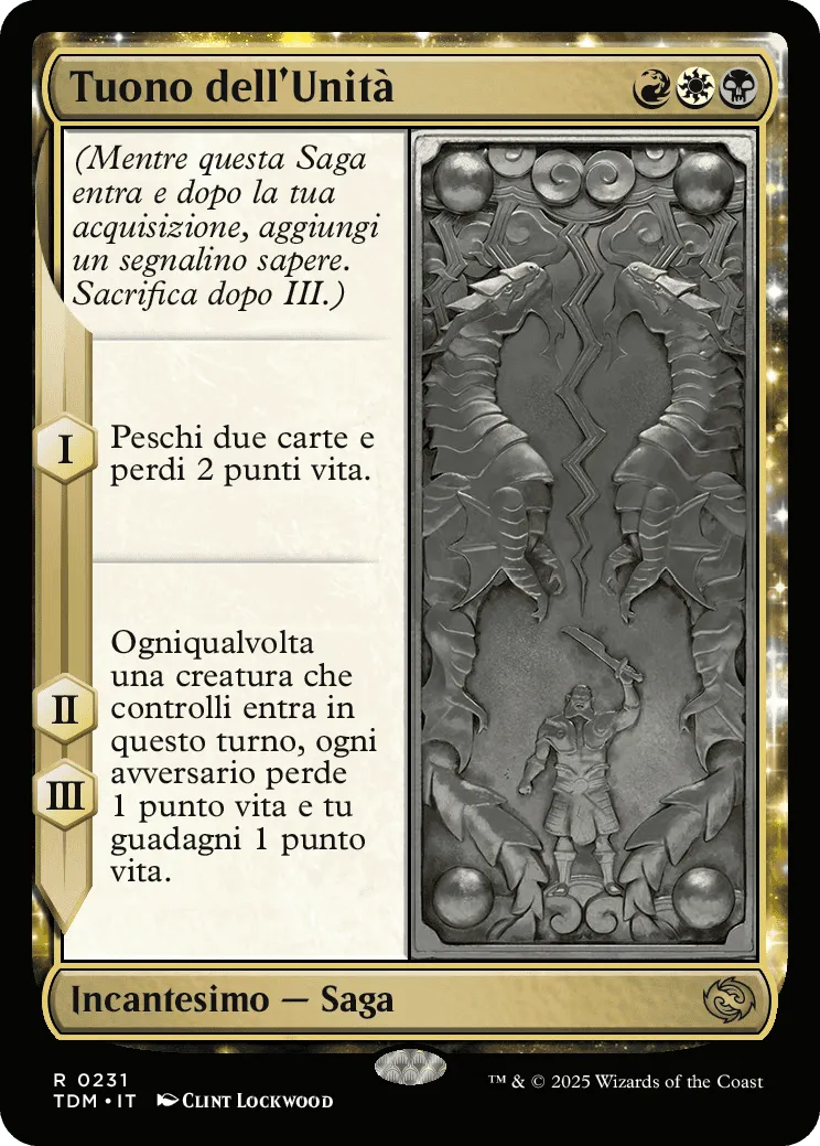 Tuono dell'Unità-R0231-FOIL