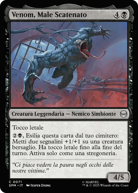 Venom, Male Scatenato 0071 C