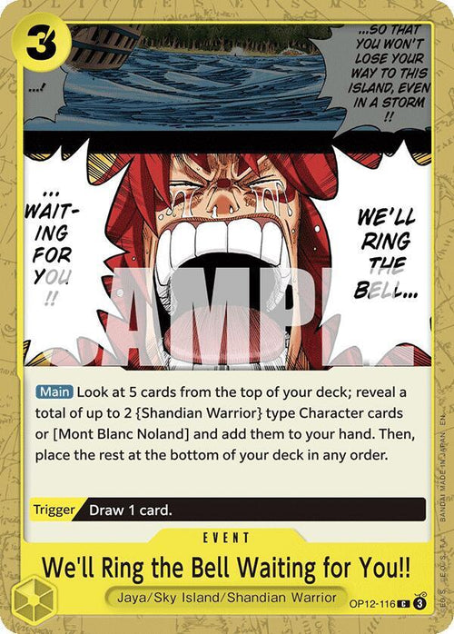 We'll Ring the Bell Waiting for You!! - Legacy of the Master (OP12) 116