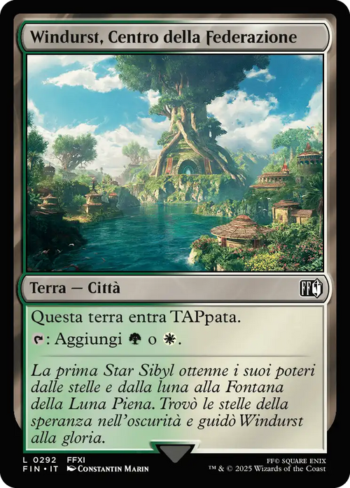 Windurst, Centro della Federazione-L0292-FOIL