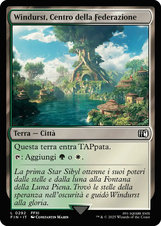 Windurst, Centro della Federazione-L0292-FOIL