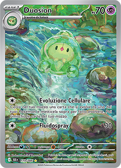 Duosion 	-	rara illustrazione	-	Near-mint	-	luce nera	-	ita	-	special