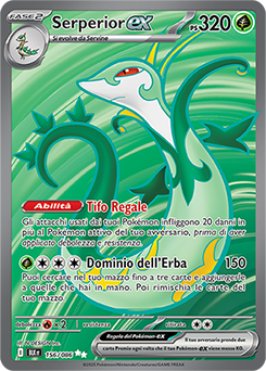 Serperior-ex 	-	ultra rara	-	Near-mint	-	luce nera	-	ita	-	full art