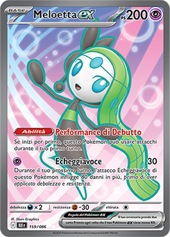 159/086-BLK-Meloetta-ex 	-	ultra rara	-	Near-mint	-	luce nera	-	ita	-	full art