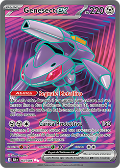 Genesect-ex 	-	ultra rara	-	Near-mint	-	luce nera	-	ita	-	full art