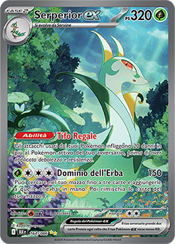 Serperior-ex 	-	rara ill.speciale	-	Near-mint	-	luce nera	-	ita	-	full art