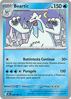 26/086-BLK-Beartic 	-	rara h	-	Near-mint	-	luce nera	-	ita	-	holo