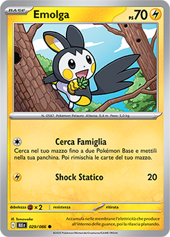 29/086-BLK-Emolga 	-	comune	-	Near-mint	-	luce nera	-	ita	-