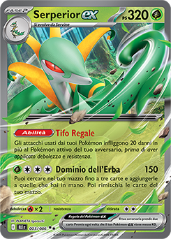 3/086-BLK-Serperior-ex 	-	doppia rara	-	Near-mint	-	luce nera	-	ita	-	special