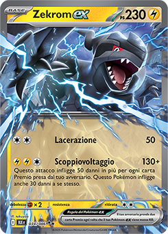 34/086-BLK-Zekrom-ex 	-	doppia rara	-	Near-mint	-	luce nera	-	ita	-	special