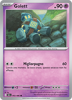 42/086-BLK-Golett 	-	comune	-	Near-mint	-	luce nera	-	ita	-