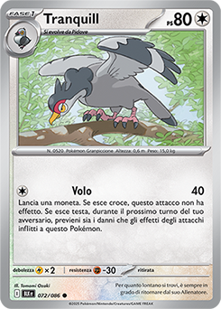 72/086-BLK-Tranquill 	-	comune	-	Near-mint	-	luce nera	-	ita	-