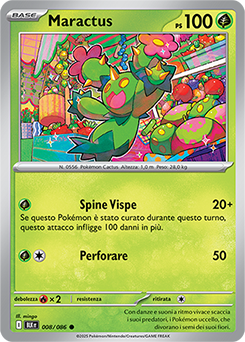 8/086-BLK-Maractus 	-	comune	-	Near-mint	-	luce nera	-	ita	-