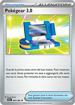 84/086-BLK-Pokégear 3.0 	-	non comune	-	Near-mint	-	luce nera	-	ita	-