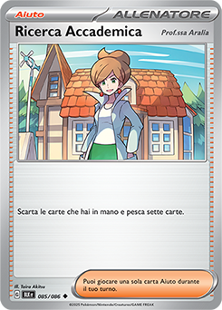 85/086-BLK-Ricerca Accademica (Prof.ssa Aralia) 	-	non comune	-	Near-mint	-	luce nera	-	ita	-