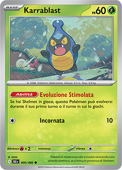 9/086-BLK-Karrablast 	-	comune	-	Near-mint	-	luce nera	-	ita	-