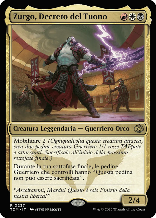 Zurgo, Decreto del Tuono-R0237-FOIL