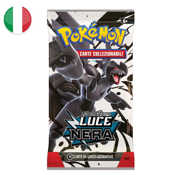 Pokemon-bustina-luce-nera-ita-10-carte-ITA(E.P.I. BOX)