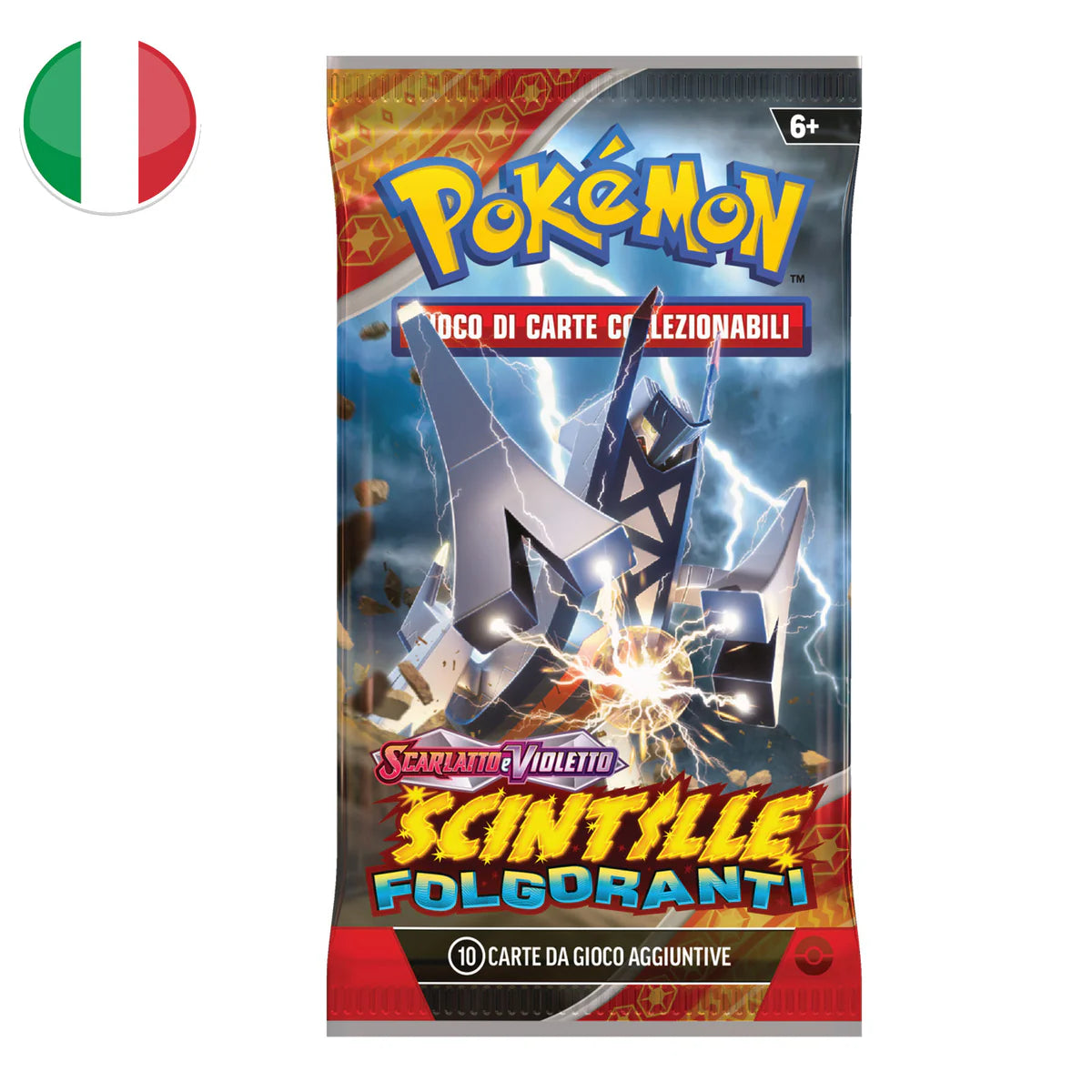 Pokemon -bustina-scintille-folgoranti-ita-10-carte
