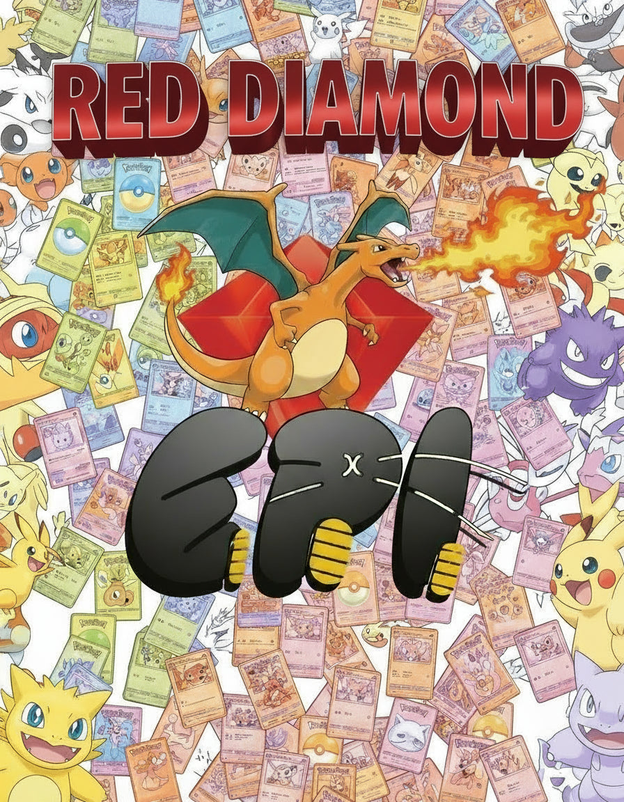 E.P.I.- Box - RED DIAMOND - POKEMON