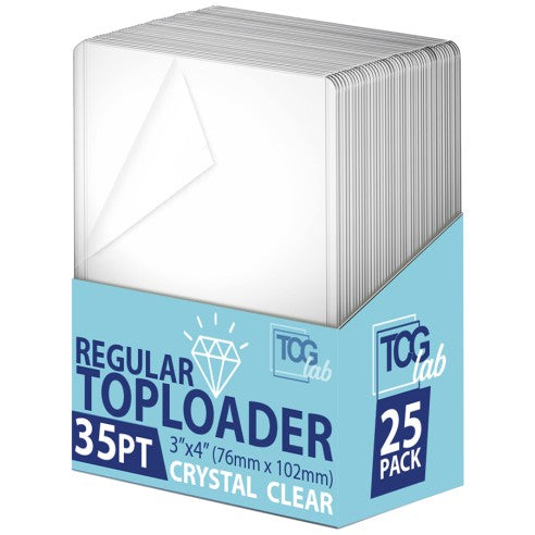tcglab-box-25-toploader-crystal-clear-con-film-protettivo